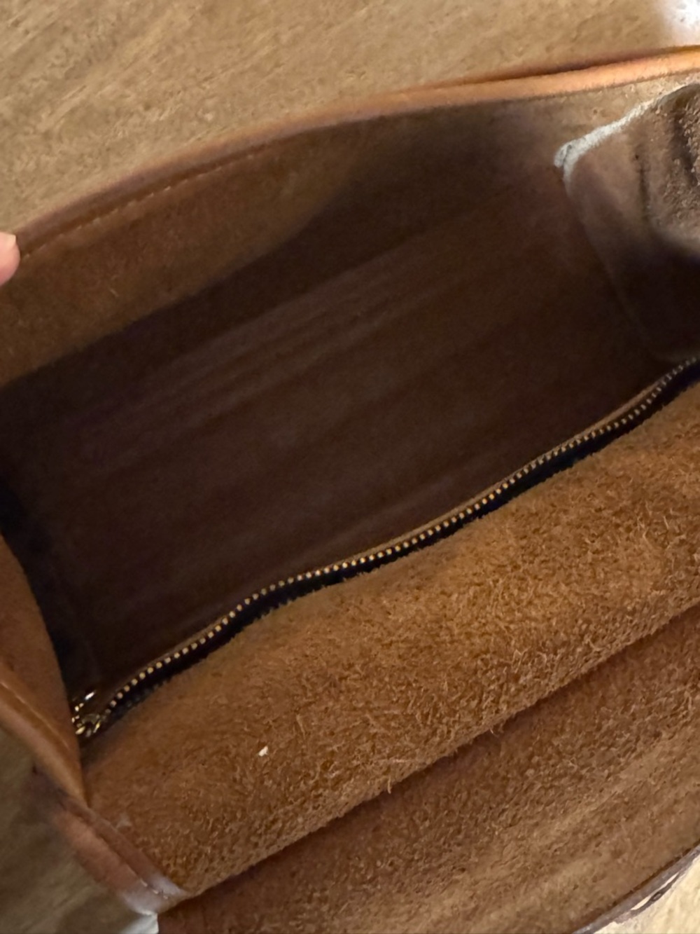 Vintage Coach Logan British Tan Crossbody Leather Bag 9907 - Picture 10 of 10
